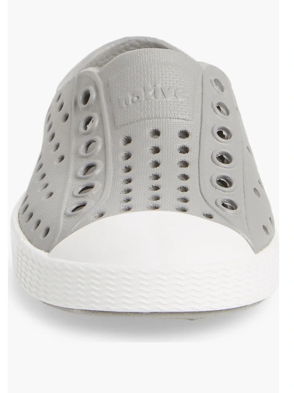 Native Jefferson Water Friendly Slip On Sneakers {pigeon grey/shell white} C5